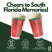 Greenline Goods University of South Florida Bulls Pint Beer Glasses Set of 2, 16 oz Pint Glasses with Full-Color Logo & Campus Map – Officially Licensed Beer Glass Gift for Alumni & Fans