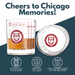 University of Chicago Maroons Whiskey Glass Set (2 Low Ball Glasses)