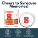 University of Syracuse Orange Whiskey Glass Set (2 Low Ball Glasses)