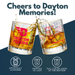 University Of Dayton Whiskey Glass Set (2 Low Ball Glasses)