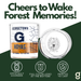 University of Georgetown Hoyas College Whiskey Glasses (Set of 2), 10 oz – Full-Color Logo + Campus Map