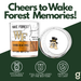 University of Wake Forest Demon Deacons College Whiskey Glasses (Set of 2), 10 oz – Full-Color Logo + Campus Map
