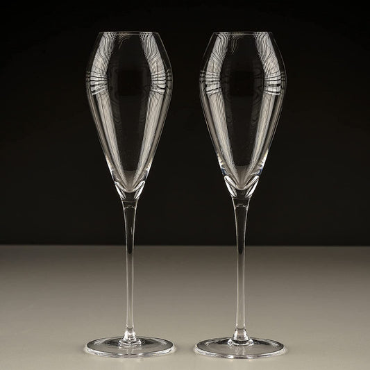 Champagne Flute Glasses (Set of 2)