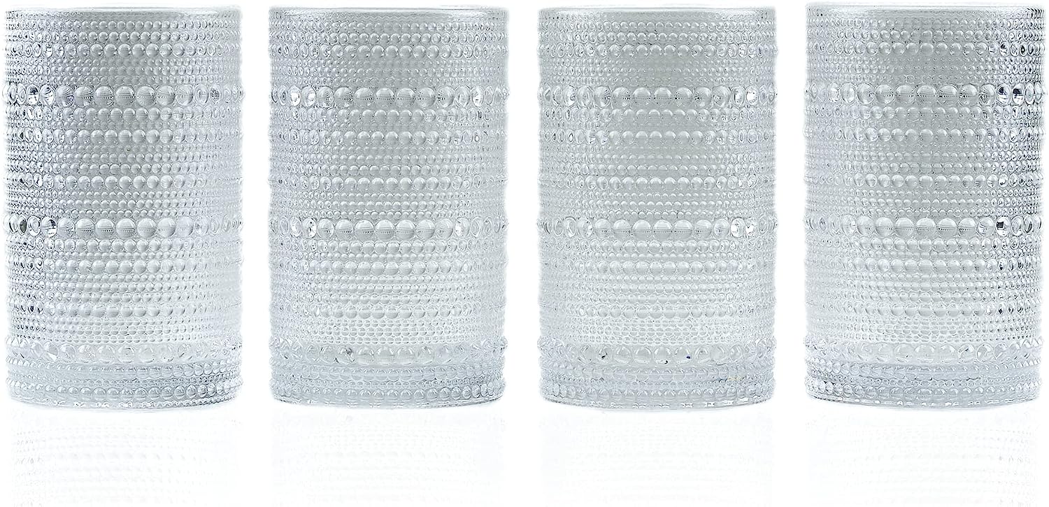 Clear Hobnail Drinking Glass – Smallwoods