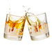 New York City Etched Skyline Whiskey Glasses