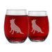 German Shepherd Stemless Wine Glasses