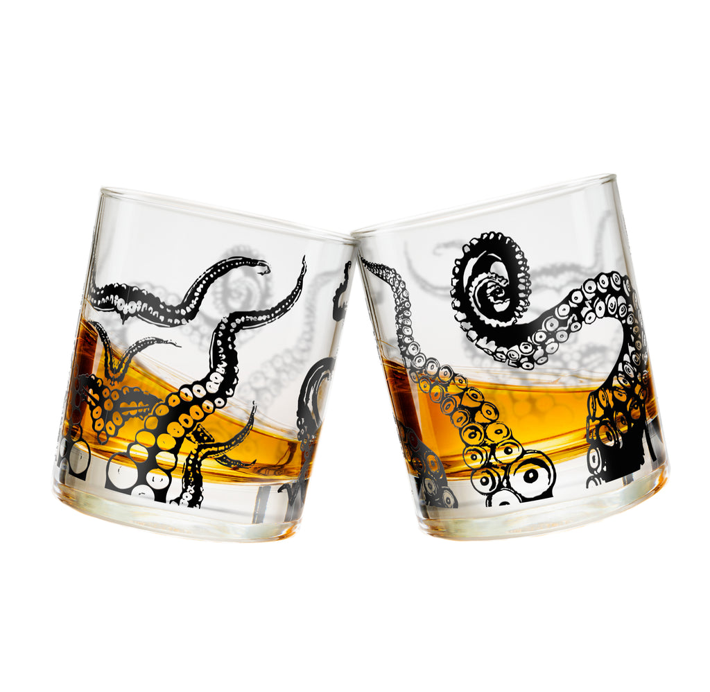 Octopus Whiskey Glasses