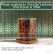 Detroit Etched Street Grid Whiskey Glasses