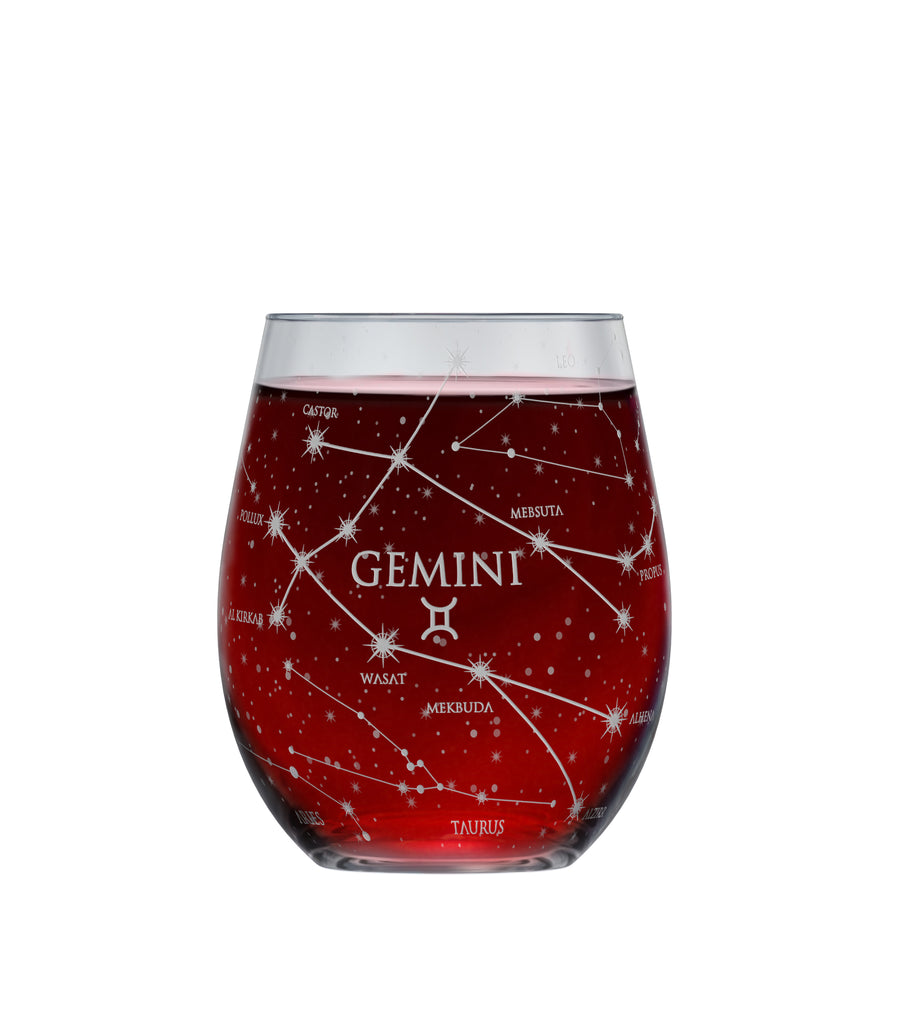 Gemini Stemless Wine Glasses