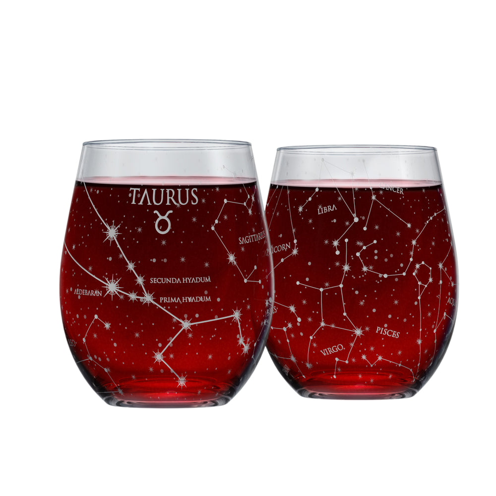 Taurus Stemless Wine Glasses