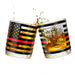 Thin Red Line Firefighter Whiskey Old Fashioned Glasses (Set of 2)