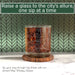 Baltimore City Etched Street Grid Whiskey Glasses