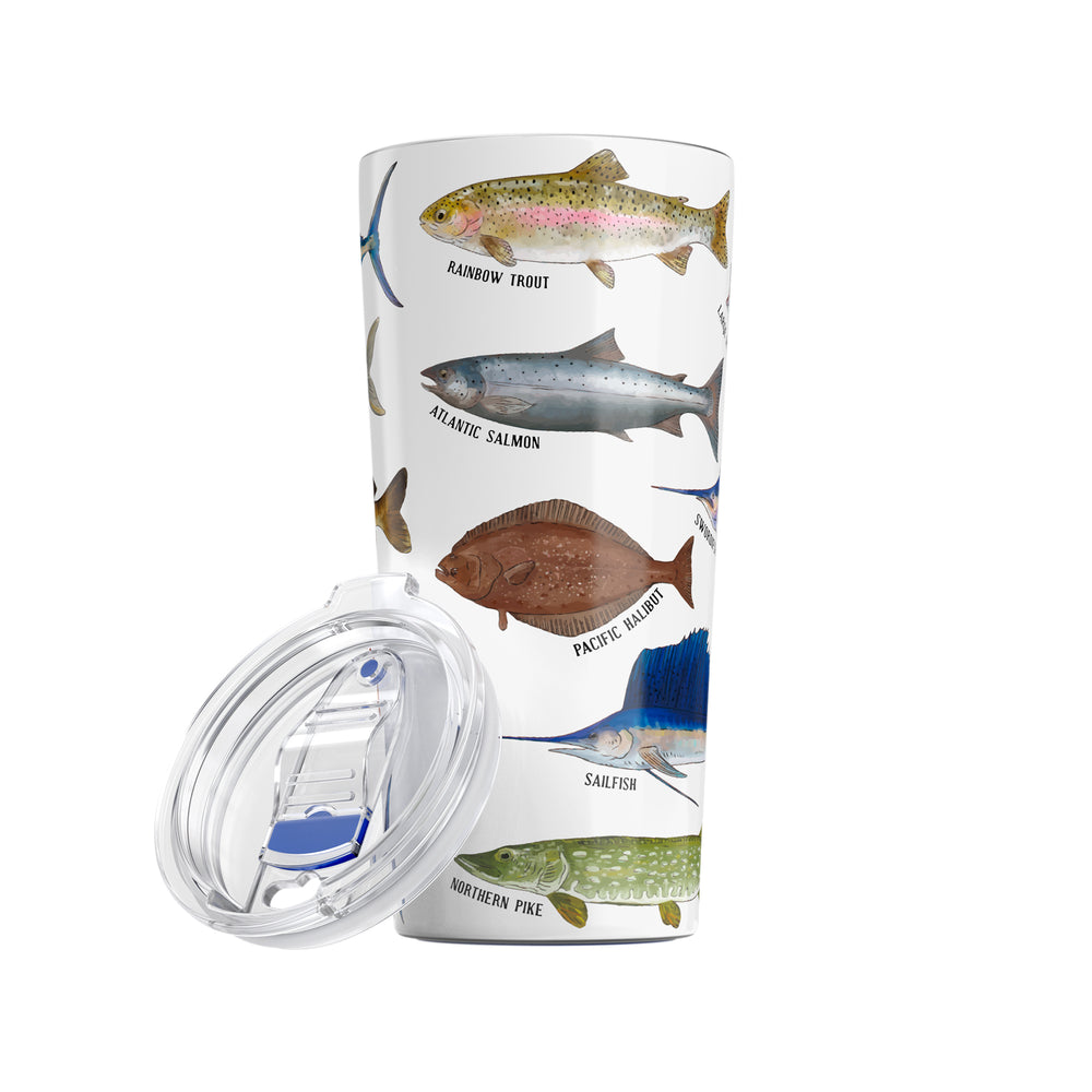 Fish Themed Insulated Tumbler 20oz