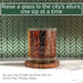 Pittsburgh Etched Street Grid Whiskey Glasses