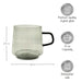 Stackable Mugs (Gray) - Set of 2
