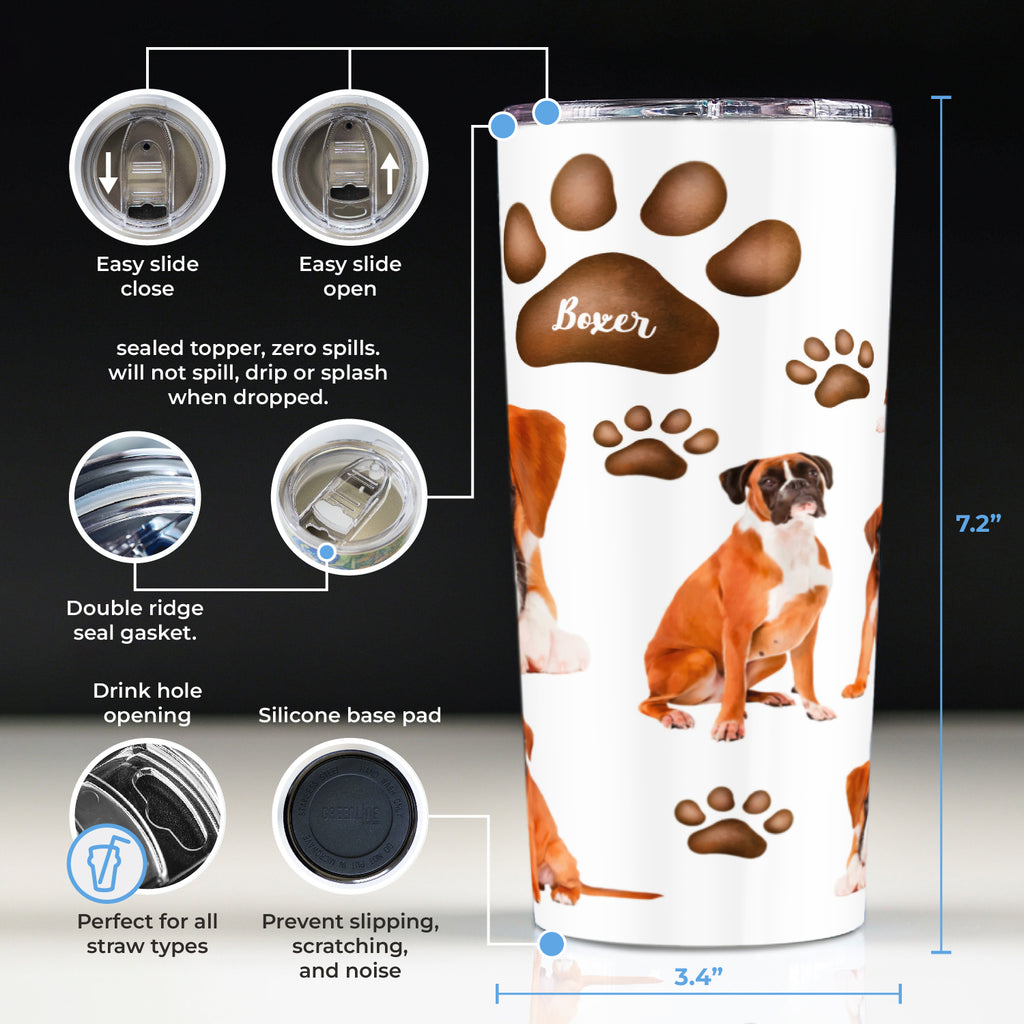 Boxer Insulated Stainless Steel Tumbler 20oz