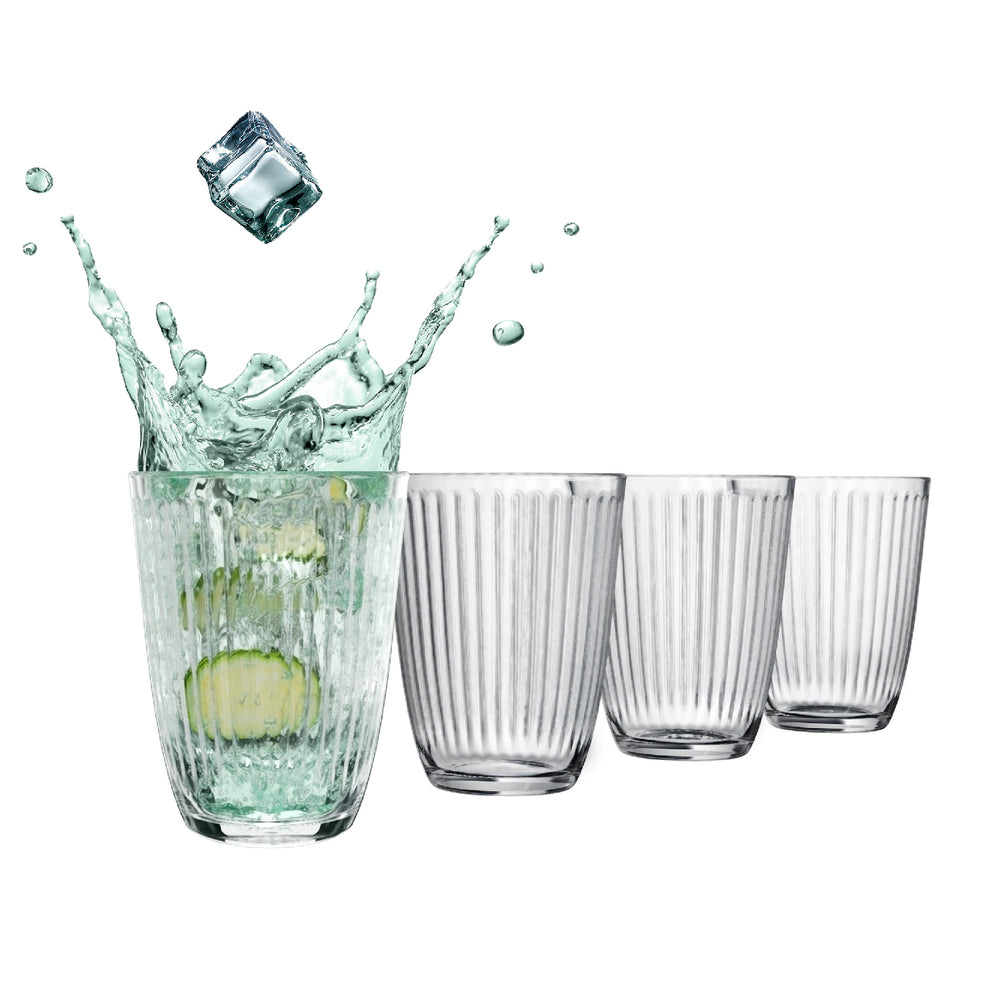 Ripple Water Glasses Set of 4 – Citrine Retail