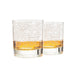 Charlotte City Etched Street Grid Whiskey Glasses