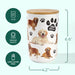 Golden Retriever Premium Airtight Ceramic Dog Treat Canister Jar Set with Lid