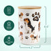 Beagle Premium Airtight Ceramic Dog Treat Canister Jar Set with Lid