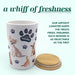 Chihuahua Premium Airtight Ceramic Dog Treat Canister Jar Set with Lid