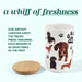 Dachshund Premium Airtight Ceramic Dog Treat Canister Jar Set with Lid