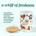Golden Retriever Premium Airtight Ceramic Dog Treat Canister Jar Set with Lid