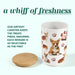 Corgi Premium Airtight Ceramic Dog Treat Canister Jar Set with Lid
