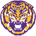 Louisiana State University Tigers College Pint Glasses - Full Color LSU Logo & Campus Map LSU Tiger Gift Idea College Grads and Alumni (Set of 2)