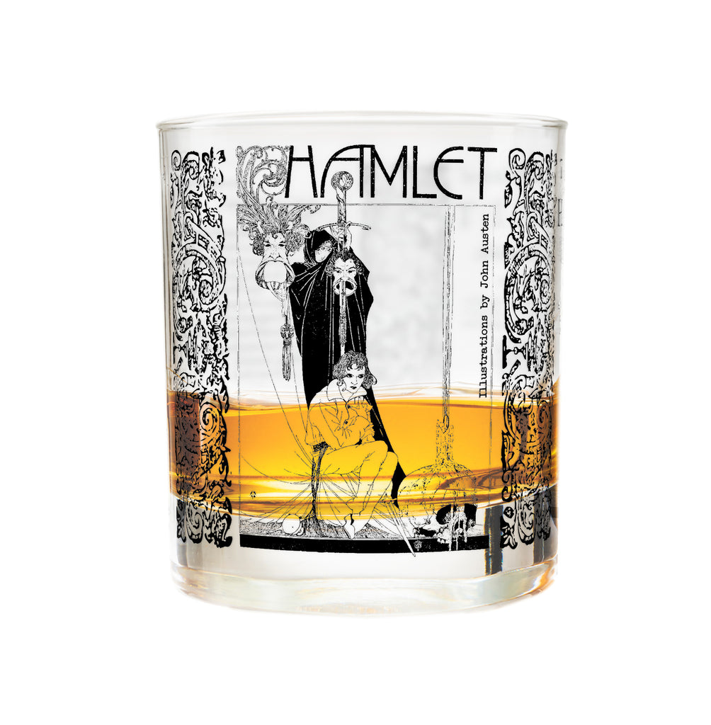 Hamlet Literature Rocks Glass