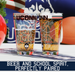 University of Connecticut Pint Glasses Contains Full Color Huskies Logo & Campus Map Gift Idea for Uconn College Grads and Alumni (Set of 2)