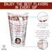 Florida State University Seminoles College Pint Beer Glasses (Set of 2), 16 oz – Full-Color Logo + Campus Map