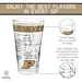 Purdue University Pint Glasses - Full Color Boilermakers Logo and Campus Map Gift Idea for Purdue College Grads and Alumni (Set of 2)