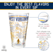 West Virginia University Pint Glasses Contains Full Color West Virginia Mountaineers Logo & Campus Map College Grads and Alumni (Set of 2)