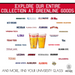 University of Nebraska College Pint Glasses Contains Full Color Nebraska Cornhuskers Logo & Campus Map Huskers Gift Idea for College Grads (Set of 2)