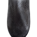 Ripple Vase Rounded Custom 28 cm (Set of 1) Gray