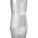 Ripple Vase Angled Custom 28 cm  (Set of 1) Clear
