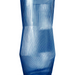 Ripple Vase Angled Custom 28 cm  (Set of 1) Blue