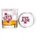 Texas A&M Whiskey Glass Set (2 Low Ball Glasses)