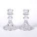 Tall Candle Holder - 10.2cm (Set of 2) -  Clear