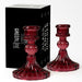 Tall Candle Holder - 10.2cm (Set of 2) -  Red