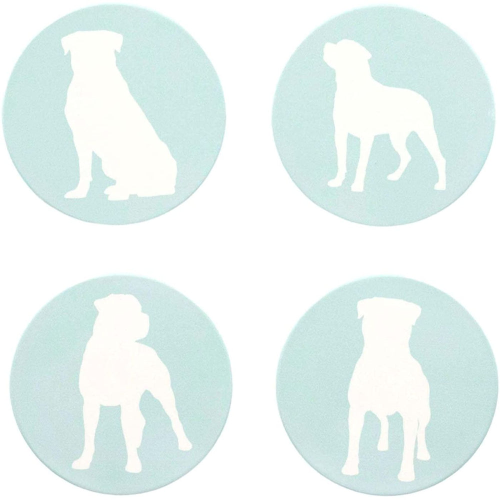 Rottweiler Ceramic Drink Coasters - Set of 4