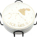 Aquarius Ceramic Coasters - (Set of 4)