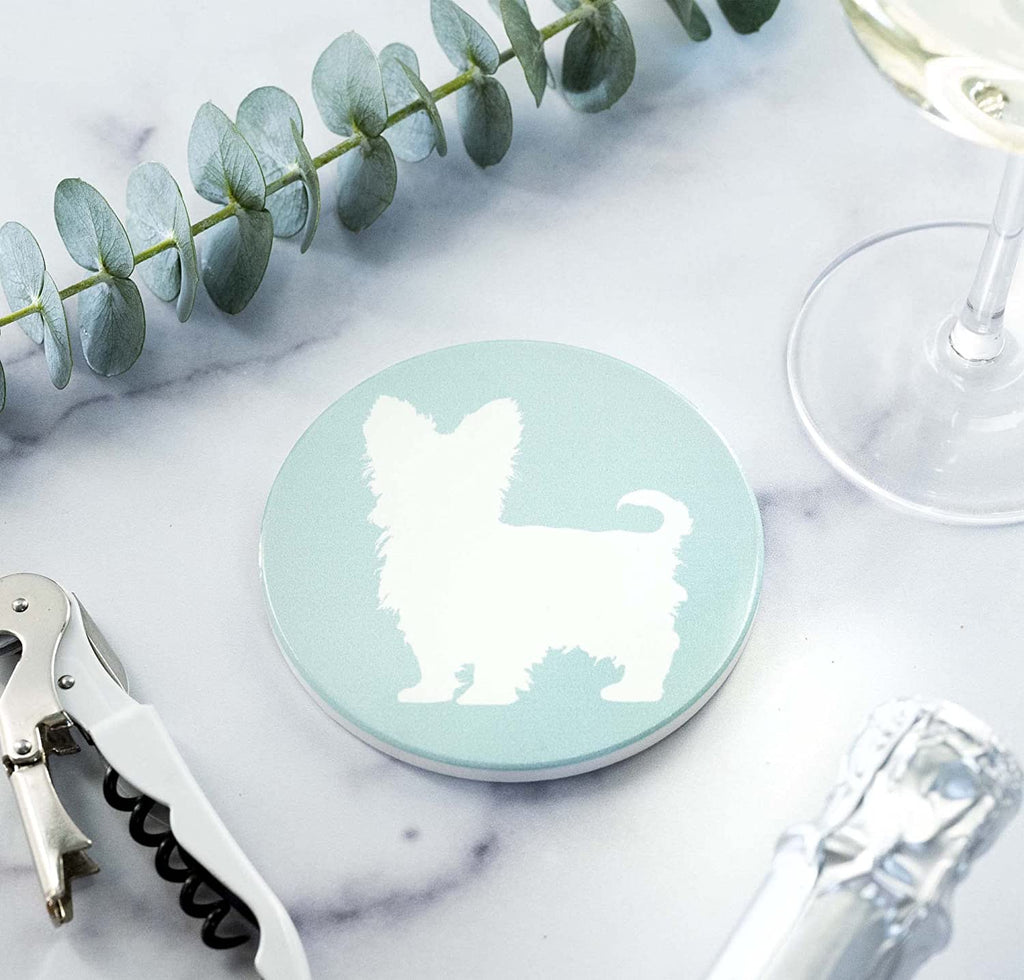 Yorkshire Terrier Ceramic Drink Coasters - Set of 4