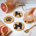 Poodle Lovers Cork Drink Coasters - Set of 4