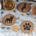 French Bulldog Cork Coasters (Set of 4)